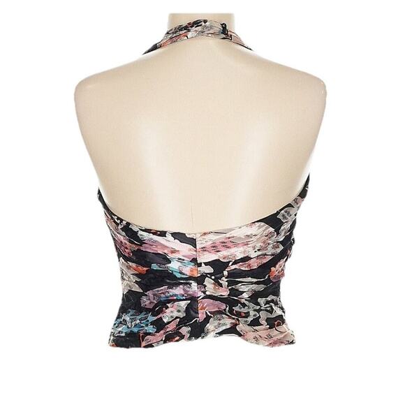 Ralph Lauren Collection Purple Label Halter Top Floral Blouse Tank Vintage 2000s - Picture 2 of 13